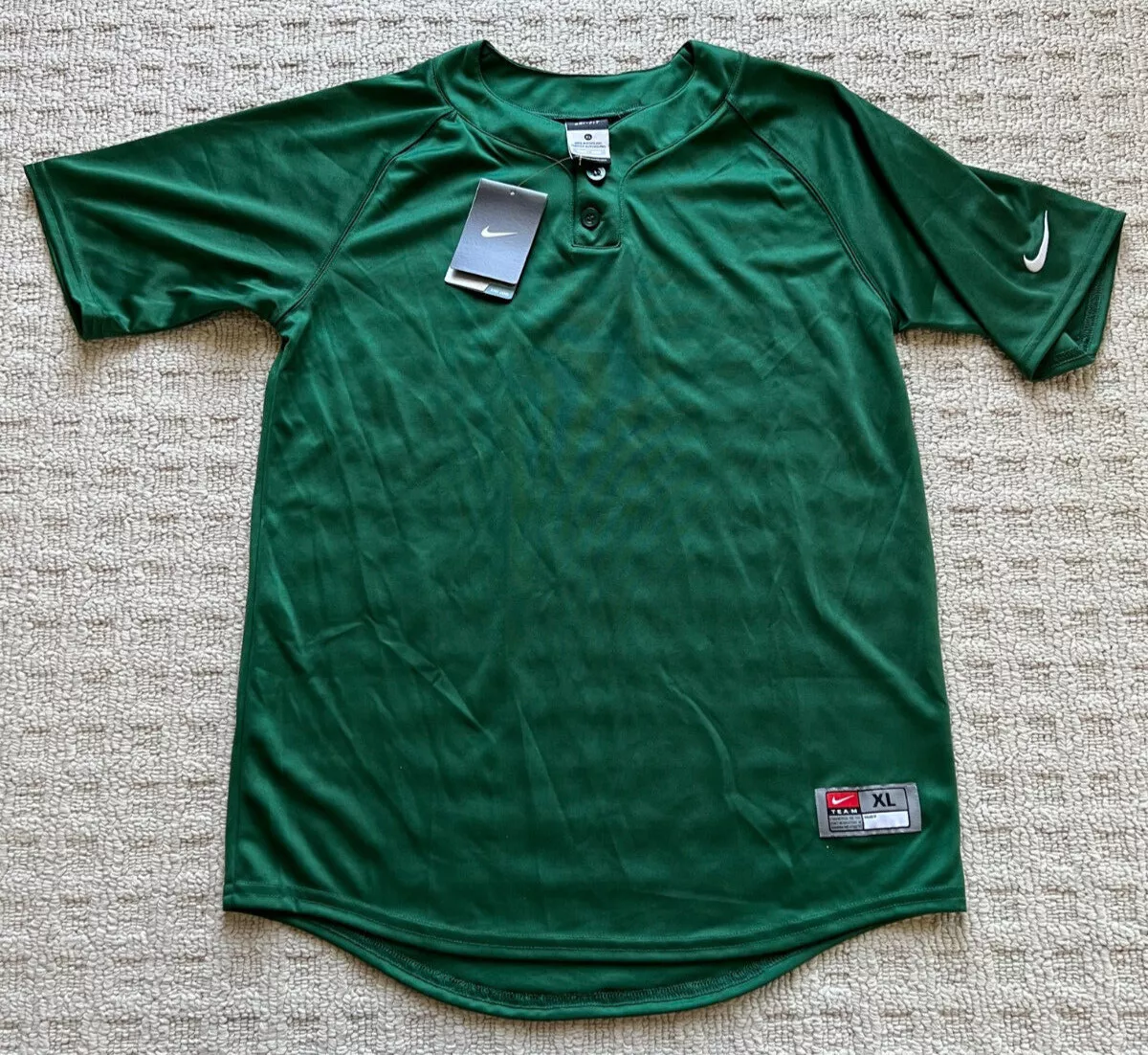 Nike dri top fit baseball jersey