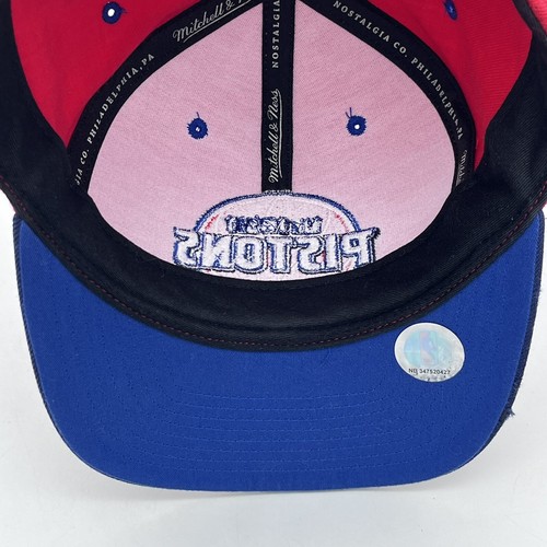 Mitchell Ness Detroit Pistons Fitted 7 3/8 Retro Hat Cap NBA - Picture 11 of 11