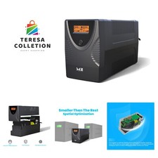 Ups Battery Backup and Surge Protector,Computer Uninterruptible Power Supply ...