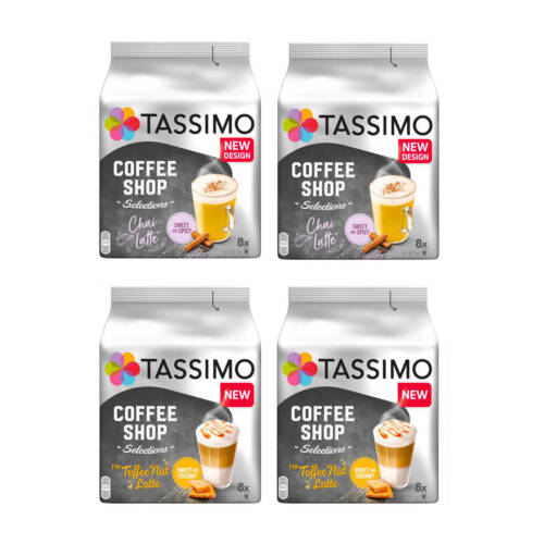TASSIMO Kapseln T-Disc Coffee Shop Selections Chai| Toffee Nut Latte 48 Getränke - Bild 1 von 11