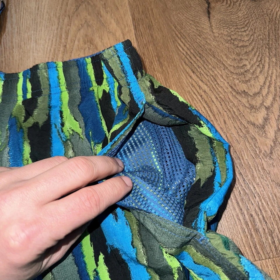 Pantalones Cortos de Natación Speedo XL Para Hombres De Colección Estampados por Todas Partes Festival Mermeladas Retro Años 80 90 Foto 4 de 4