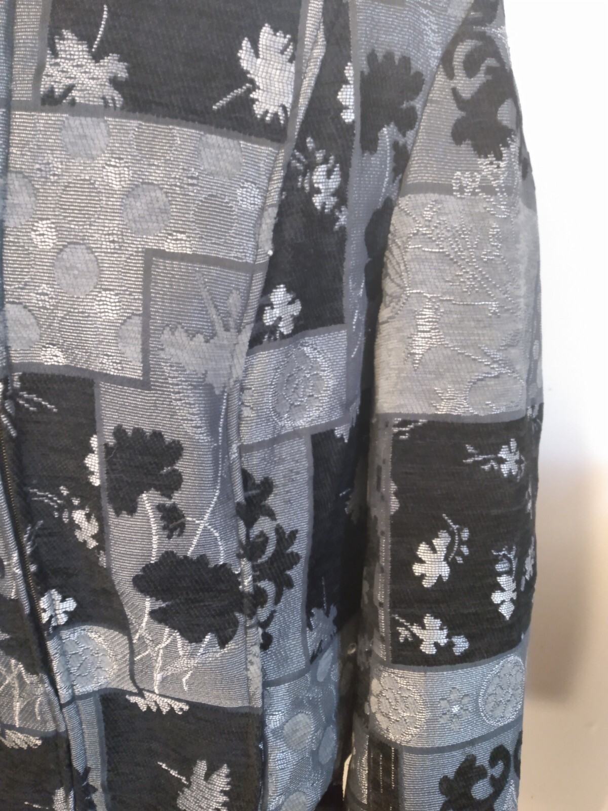 Dressbarn Patchwork Tapestry Jacket Full Zip Wome… - image 5