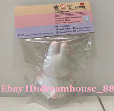 UNBOX X ABAO RAABBIT Sakura Version Collectible Rare Resin Sofubi