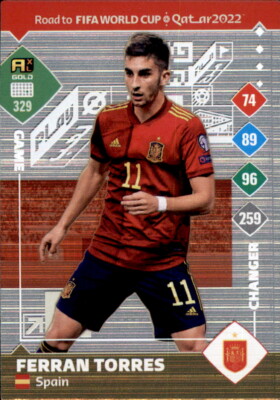 Panini Road to Katar WM 2022 Nr. 329 - Ferran Torres - Game Changer