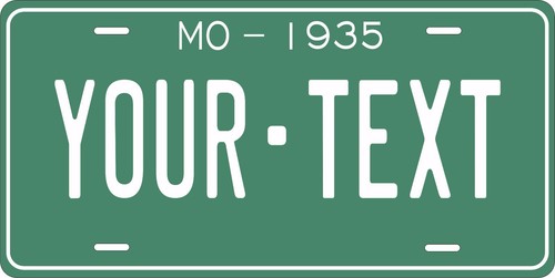 Missouri State Tag Custom Auto ODER Motorrad Neuheit personalisierte Nummernschilder - Bild 19 von 56