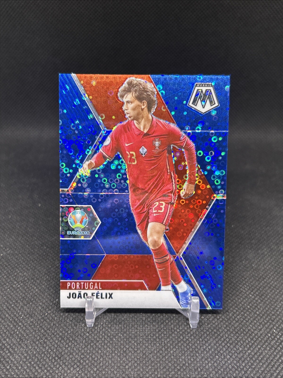 Joao Felix 2021 Mosaic UEFA EURO 2020 Blue Disco Prizm /99 #159 Portugal