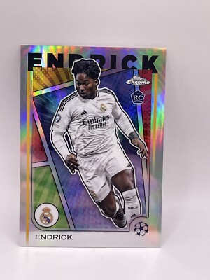 2024-25 Topps Chrome UCC Endrick Hero Variation RC -3x CASE HIT