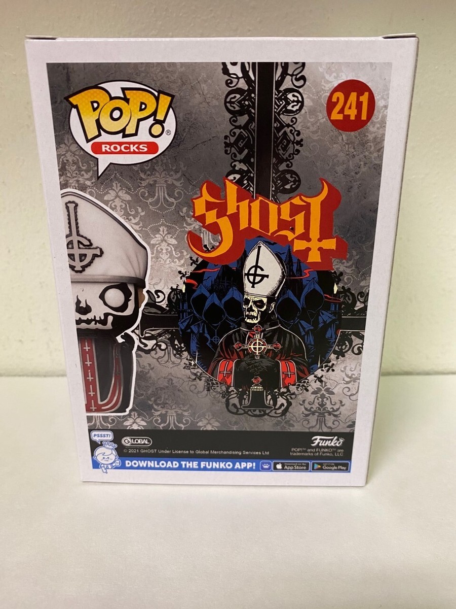 Funko Pop Rocks: Ghost - Papa Emeritus IV Figurine En Vinyle (livrée Avec étui De Protection Compatible), Multicolore, 9,5 Cm