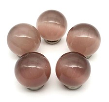 16mm Nimbus Light Purple Cat's Cats Eye Marbles Fiber Optic Sphere Pk 5 Cabochon