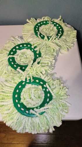 Libman Tornado Mop Refill, Pack Of 3 - Machine Washable, Larger Head, Polyester Yarn Resists Odor