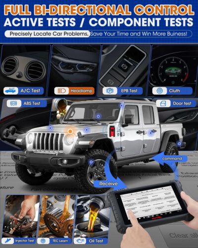 Autel MaxiCOM MK906 PRO Auto Car Diagnostic Scan Tool OBD2 Scanner ECU Coding - Picture 5 of 19