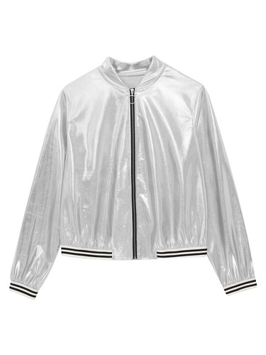 Womens Outerwear Workout Coat Front Zipper Jacket Loose Top Holiday Sportswear - Picture 25 of 46