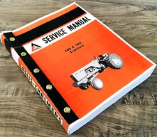Allis Chalmers 185 Tractor Service Manual Repair Shop Technical Book Overhaul