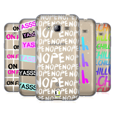 HEAD CASE DESIGNS TEEN SLANG SOFT GEL HANDYHÜLLE FÜR SAMSUNG HANDYS 3