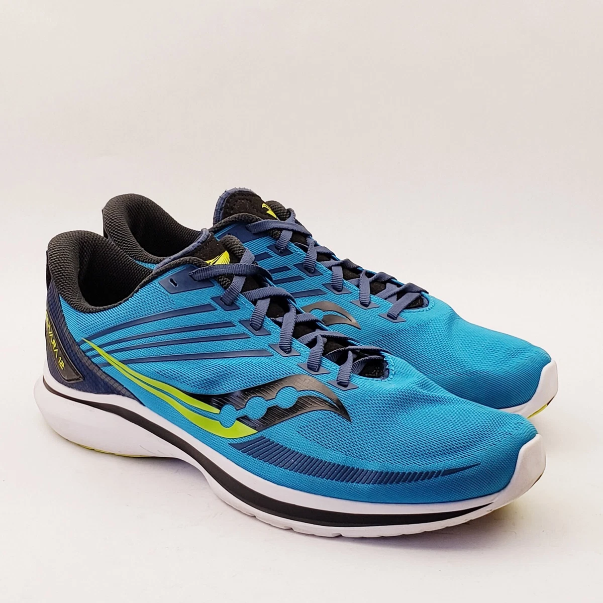 Saucony Kinvara 12 Running Shoes Mens Size 12 Blue Black Green