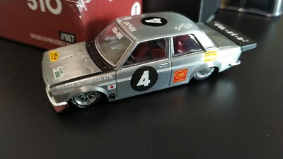 ミニカー KUSTOM CITY MINI GT KHMG001 ダットサン 510 プロストリート OG グリーン