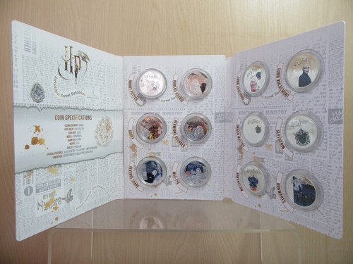 Harry Potter Wizarding World Official Coin Collection Complete - Foto 2 di 22