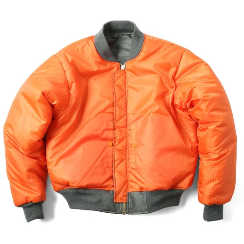 Unisex MA1 BomberJacke Winter Outdoor Militär Pilotjacke Flieger Fly Nylon Coats - Picture 4 of 39