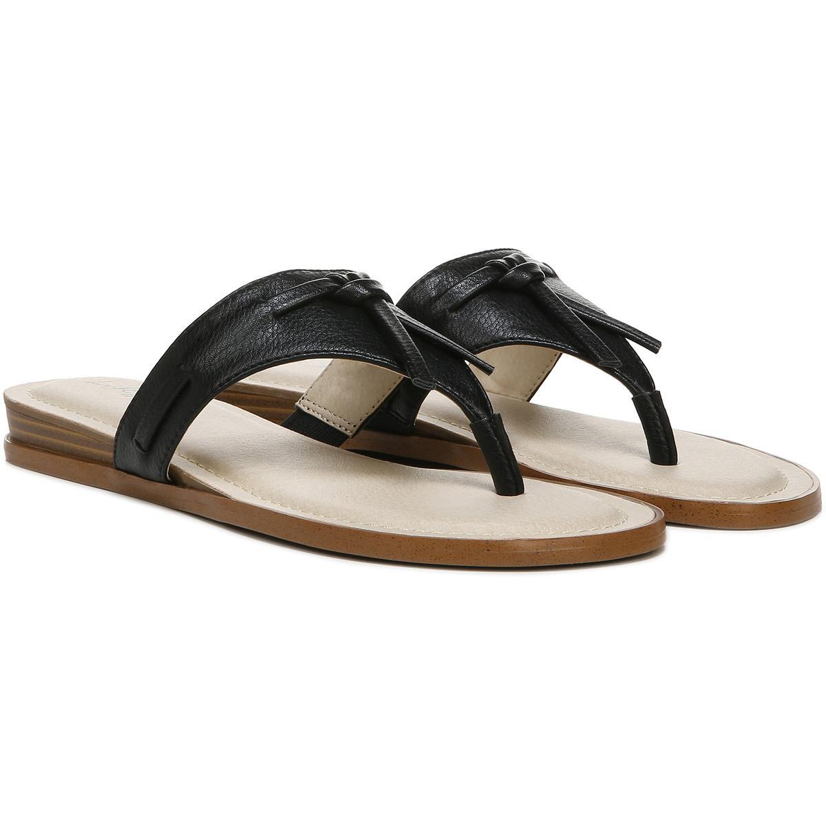 Женские шлепанцы LifeStride Rio черного цвета с галькой, ширина 10 см (C, D, W) BHFO 6561