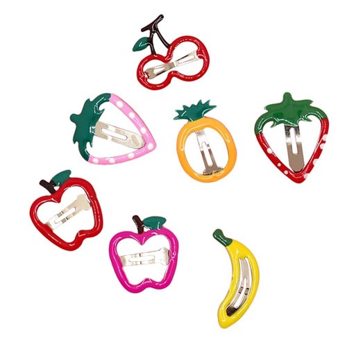 14pcs Hair Clip for Kids with Fruit Shape Hair Barrette for Girls - Picture 5 of 9