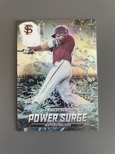 2021 Panini Prizm Draft Picks Power Surge Prizms Silver Matheu Nelson PS-MN