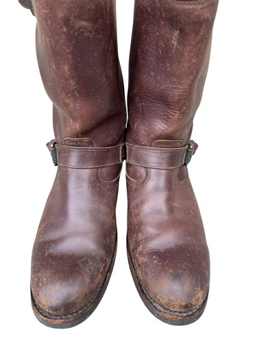 Brown Mens Frye boots size 9D  - Picture 7 of 23