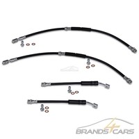 Atec 4X Bremsschlauch Vorne + Hinten FÜR Audi A3 Q3 Seat Leon Skoda Octavia