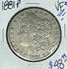1881-P MORGAN SILVER DOLLAR ~ VF+ ~NICE COIN~