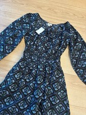 NWT J. Crew Women’s Long Sleeve Smocked Waist Poplin Dress Size 00P