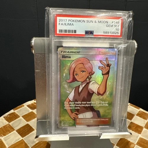 2017 Pokemon Sun & Moon Ilima Full Art Trainer 146 PSA 10 GEM MT