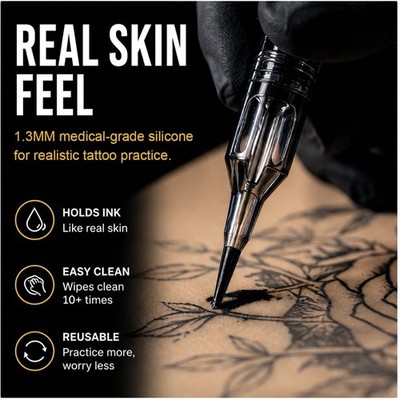 30Pcs Double Sided Tattoo Practice Skin