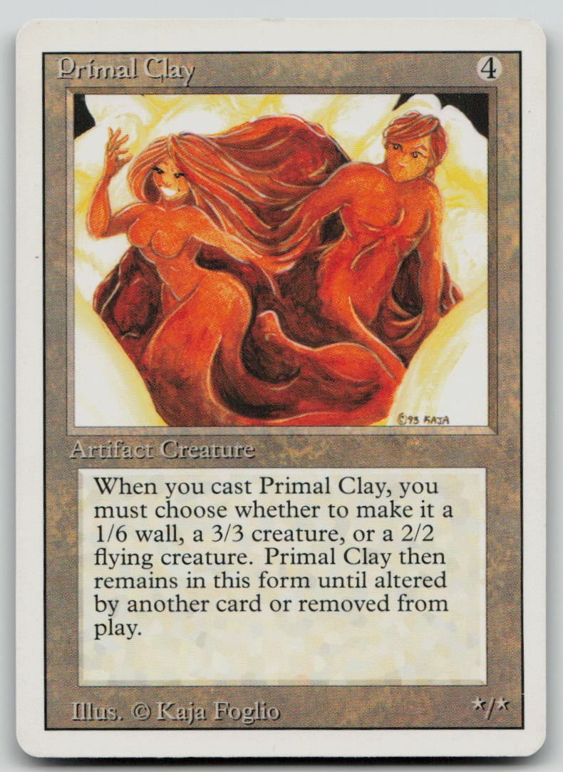 Primal Clay [Revised Edition - 271] Lightly Played Rare Magic