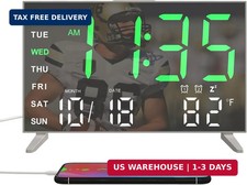 Alarm Clocks for Bedrooms, Small Digital Clock, LED Mirror Alarm Clock with USB