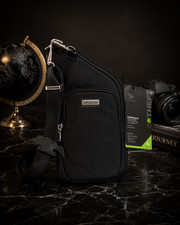 Travelon Anti-Theft Crossbody Sling Bag Black RFID Travel Shoulder Bag
