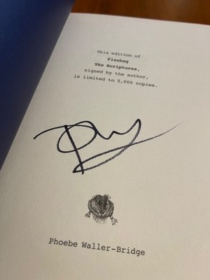 Fleabag The Scriptures SIGNED Ltd. Ed. Phoebe Waller-Bridge 1st HC pink sprayed