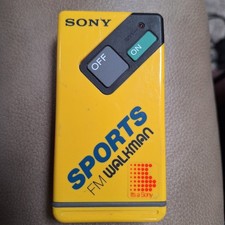 Vintage Sony SRF-4 Sports FM Walkman Radio Tested WORKS