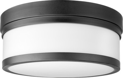Quorum Celeste 2-Light 12'' Ceiling Light in Noir