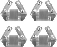 Hard Saddlebag Hardware Lid Latch Lock Catch Kit 4PCS Compatible for Harley D...