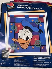 VTG Mickey Unlimited/Disney Art DONALD DUCK Fabric Appliqu  Kit, DF300