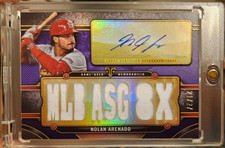 2024 Topps Triple Threads Nolan Arenado Auto Mem Serial #TTAR-NA3 /27 Cardinals
