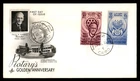 Mayfairstamps Egypt FDC 1955 Rotary Internatl Comob World Hdqts First Day Cover