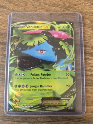 Pokémon Venusaur EX Promo Full Art Holo XY XY28 Basic 180 HP 90