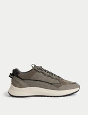M&S - Autograph Mens Grey Mix Low-tops Trainers