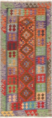 Vintage Hand Woven Turkish Carpet 2'7'' x 5'10'' Traditional Wool Kilim Rug