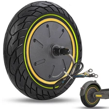 10x2.5 60/70-6.5 Hub Motor With Solid Tire, 500W Drive Power Wheels ONLY Fit ...