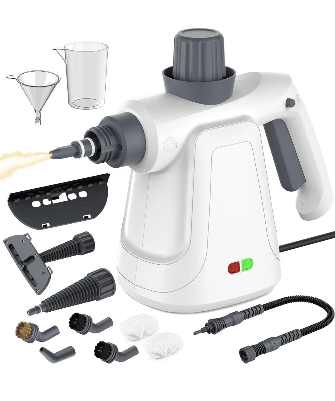 Handheld Steam Cleaner with Accessories - Multipurpose Steamer Ideal for Home