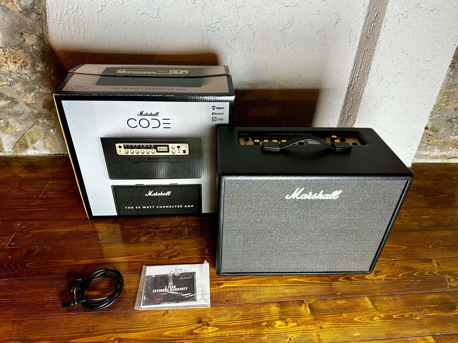 Marshall CODE 50 Amplificatore Chitarra 50W 1x12 Bluetooth USB in Scatola