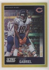 2020 Score Gold Zone 31/50 Taylor Gabriel #206 0lm