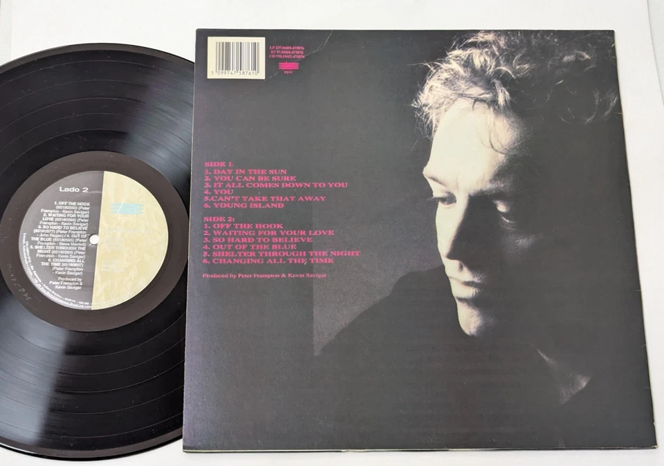 Peter Frampton - S/T BRAZIL 1st press Lp 1994 Epic - Image 2 of 3