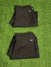  LOT OF 2 Cintas 23945-20 Mens Size 34X30 Stretch Waist Navy Blue Pants